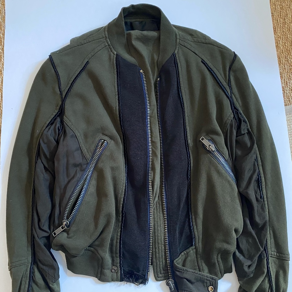 Haider Ackerman Green Bomber (size s) (new)